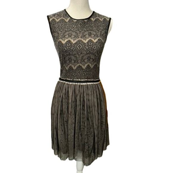 "Julienne W", Ballerina, Lace, Classy Goth, Black Fairy, Flutter,Dress, Size XS - Picture 1 of 8